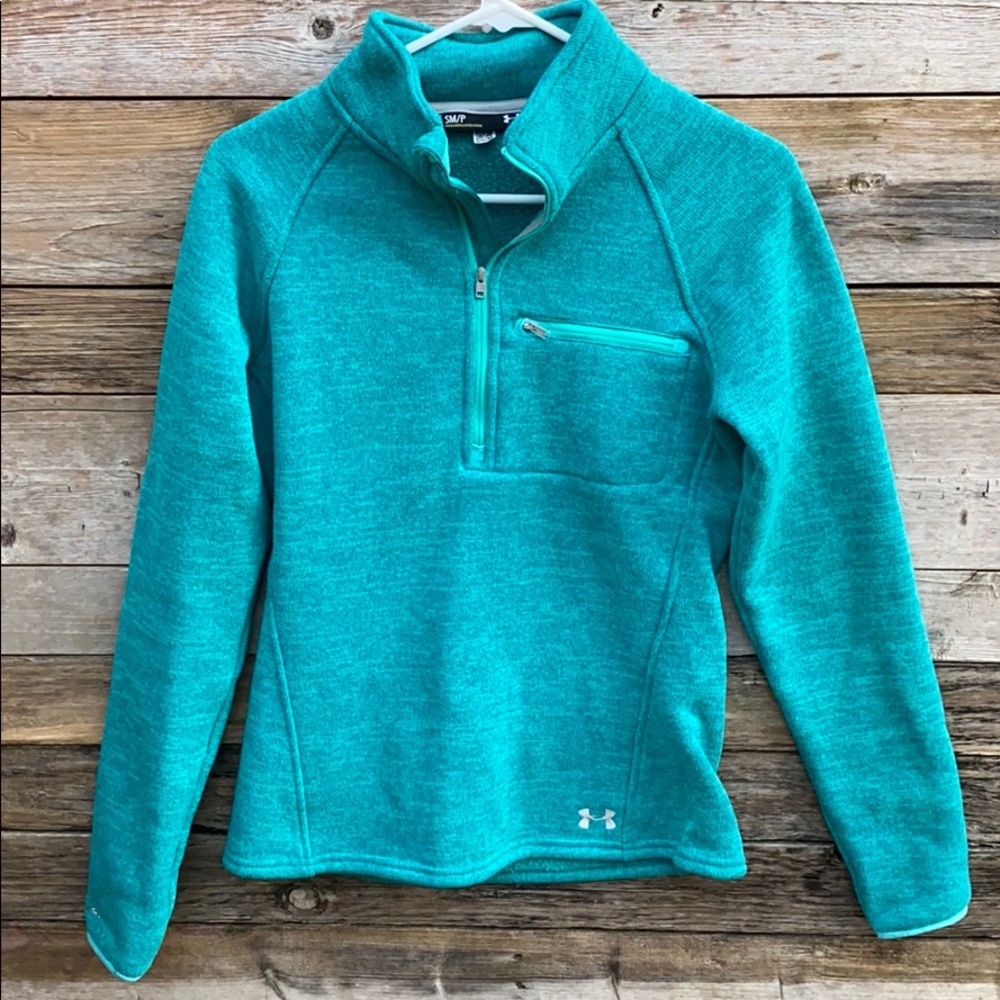 Under Armour Women's Teal Crew Neck Sweater